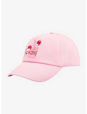 Sanrio Hello Kitty Strawberry Milk Embroidered Cap - BoxLunch Exclusive , , hi-res