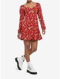 Disney Winnie The Pooh Floral Long-Sleeve Dress, MULTI, alternate