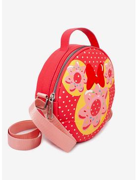 Disney Minnie Mouse Bow And Ears Donut Dessert With Polka Dot Cross Body Bag, , hi-res
