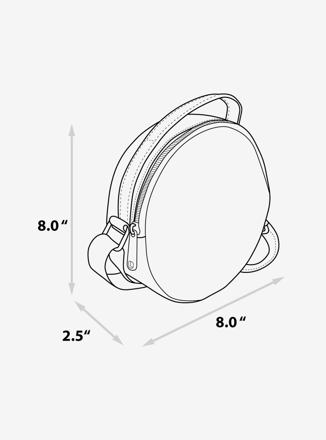 Disney Minnie Mouse Bow And Ears Donut Dessert With Polka Dot Cross Body Bag, , alternate