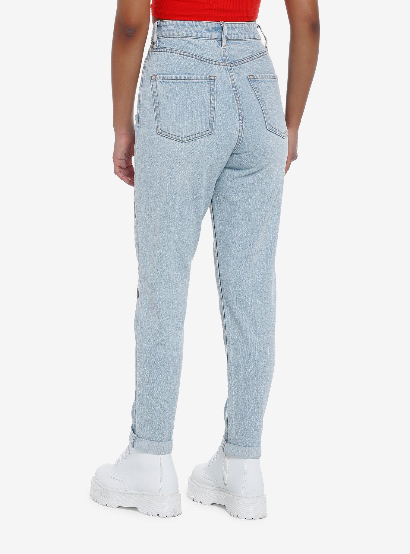 Disney Mickey Mouse Steamboat Willie Mom Jeans, , hi-res