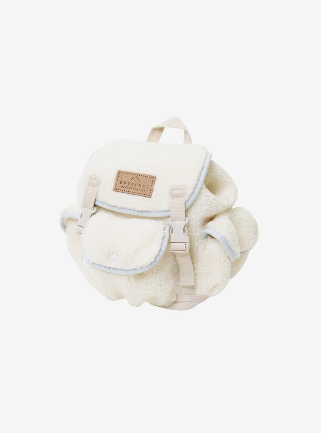 Doughnut Lighthouse Fluffy Series Cream x Blue Lotus Mini Backpack, , alternate