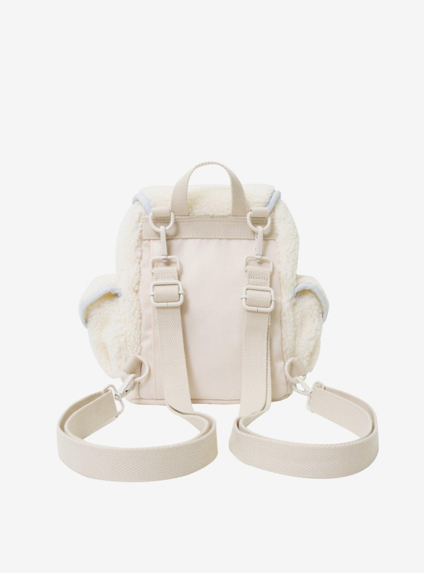 Doughnut Lighthouse Fluffy Series Cream x Blue Lotus Mini Backpack, , alternate