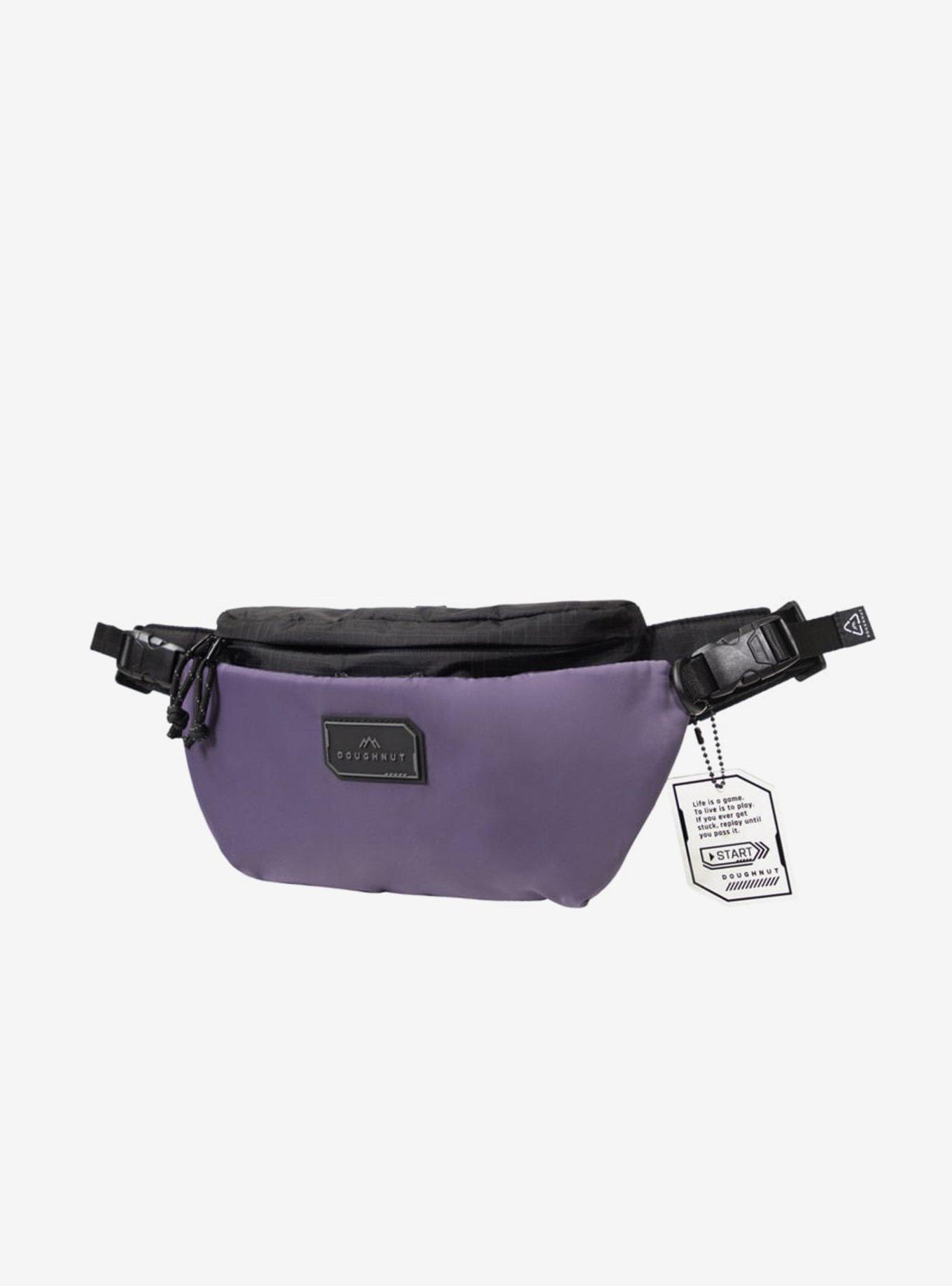 Doughnut Dagger Purple Pansy Fanny Pack, , alternate