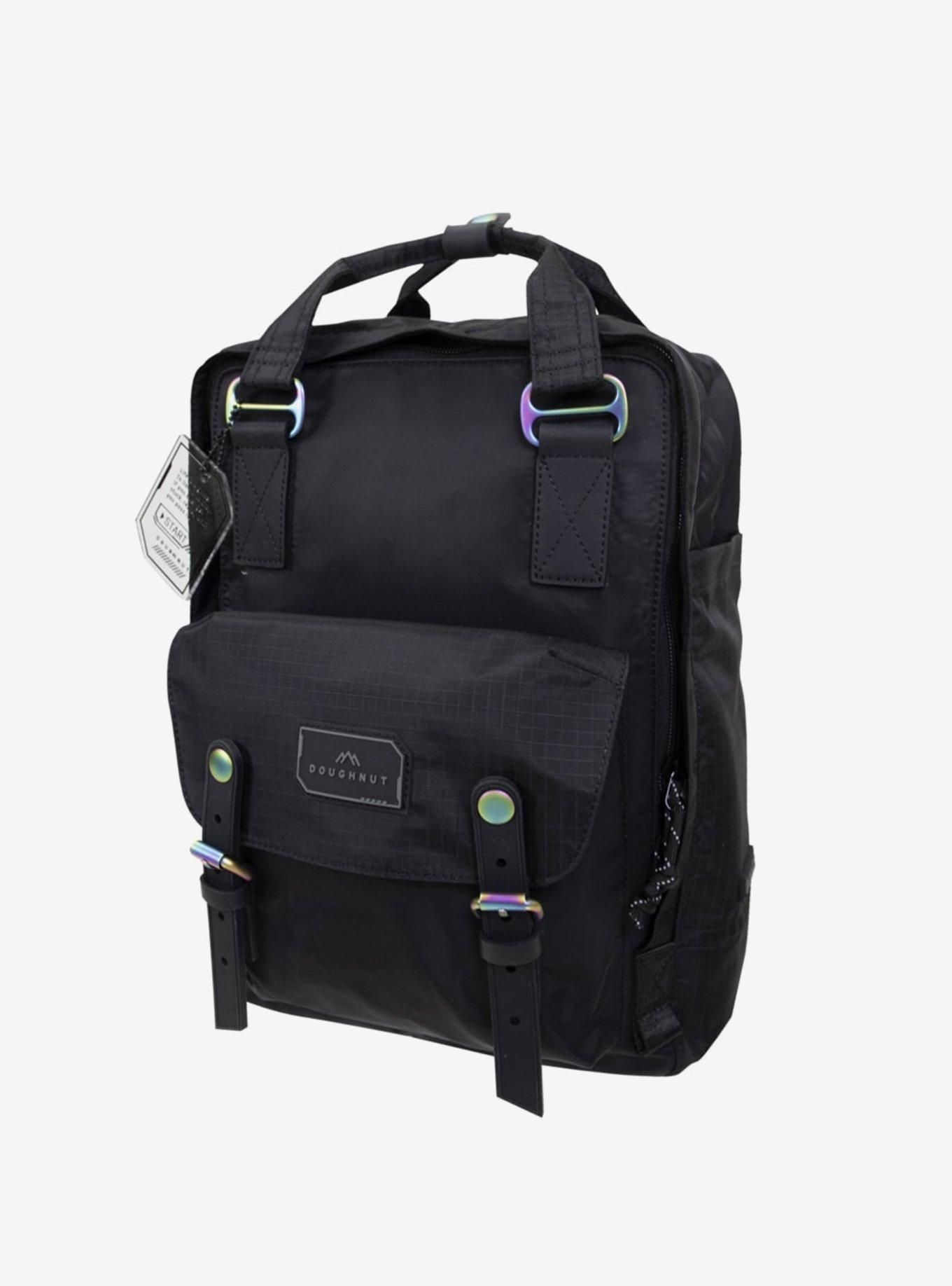 Doughnut Macaroon Gamescape Series Black Backpack, , alternate