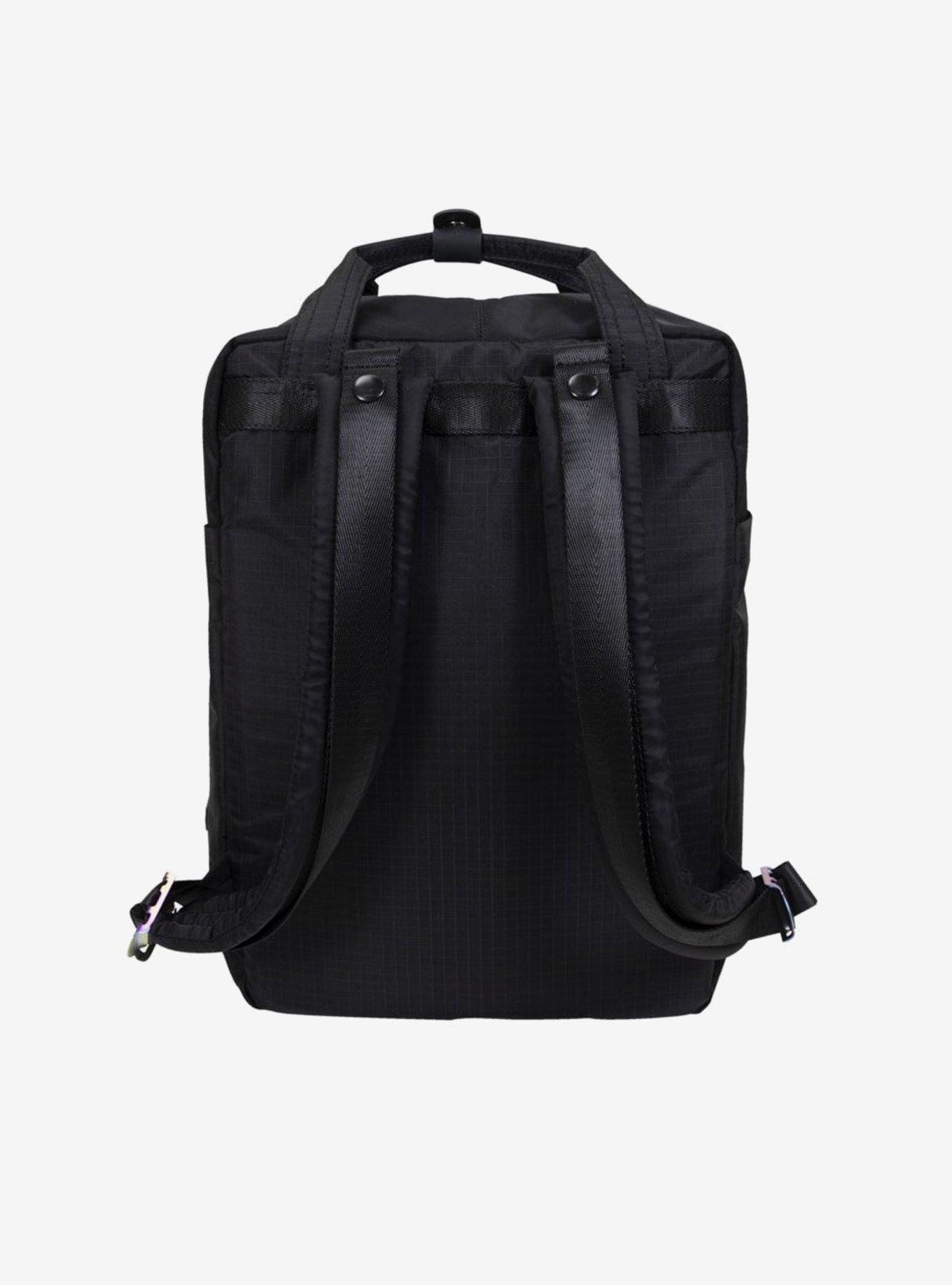 Doughnut Macaroon Gamescape Series Black Backpack, , alternate