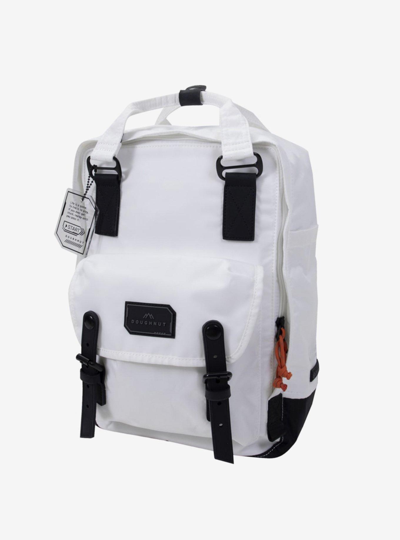 Doughnut Macaroon Gamescape Series White Backpack, , alternate