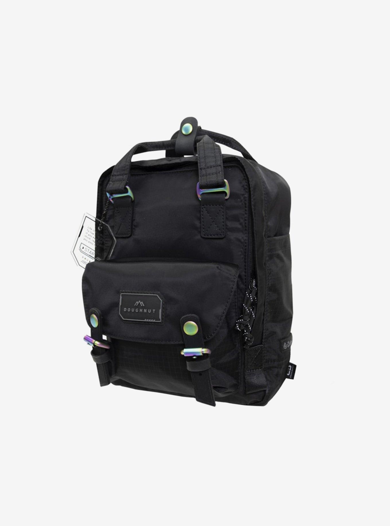 Doughnut Macaroon Mini Gamescape Series Black Mini Backpack, , alternate