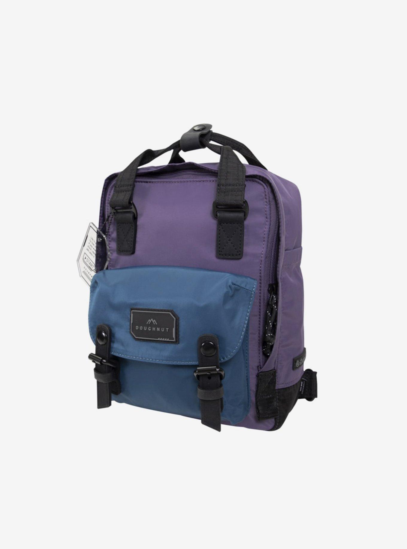 Doughnut Macaroon Mini Gamescape Series Purple Pansy x Dark Teal Mini Backpack, , alternate