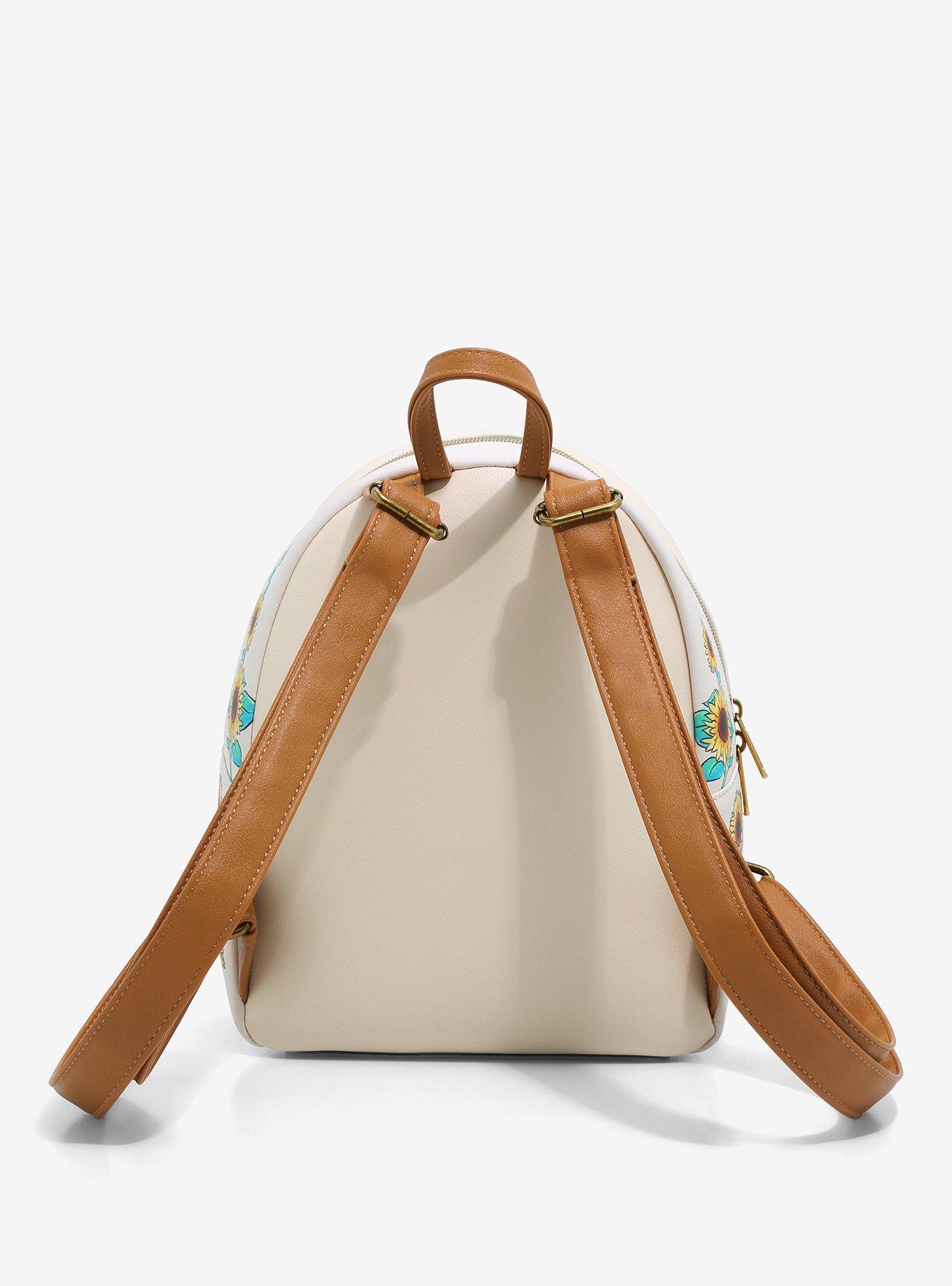 Loungefly Disney Pocahontas Sunflower Art Mini Backpack, , alternate