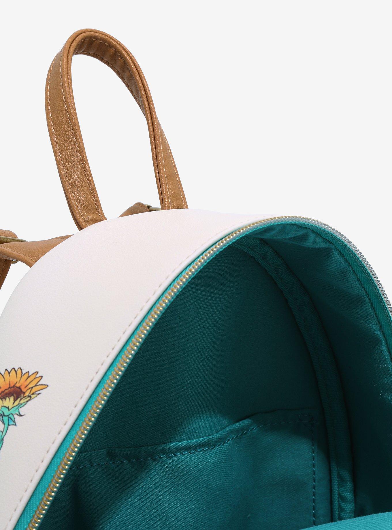 Loungefly Disney Pocahontas Sunflower Art Mini Backpack, , alternate