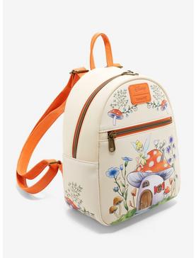 Plus Size Loungefly Disney Peter Pan Tinker Bell Mushroom Mini Backpack, , hi-res