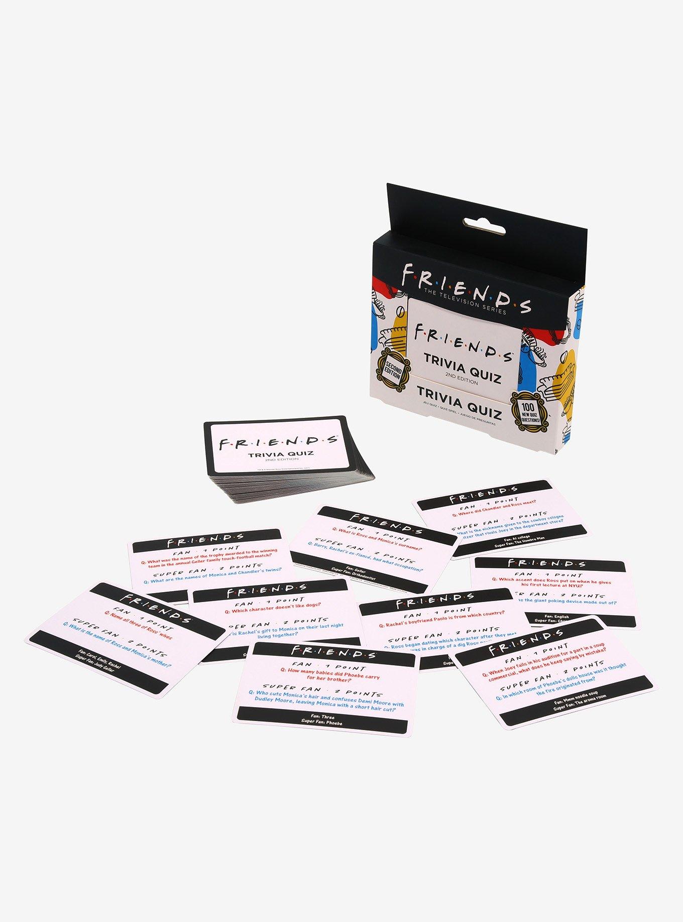 Friends Trivia Quiz Second Edition Card Game, , alternate