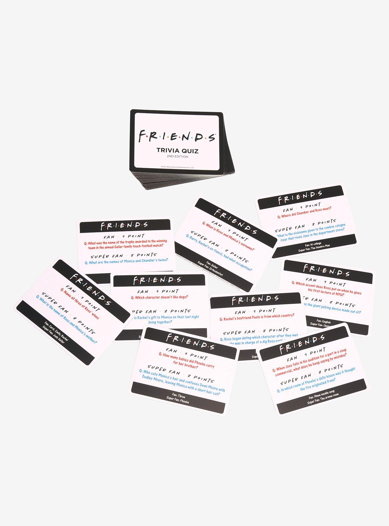 Friends Trivia Quiz Second Edition Card Game, , alternate
