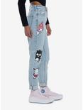 Hello Kitty And Friends Mom Jeans, LIGHT WASH, alternate