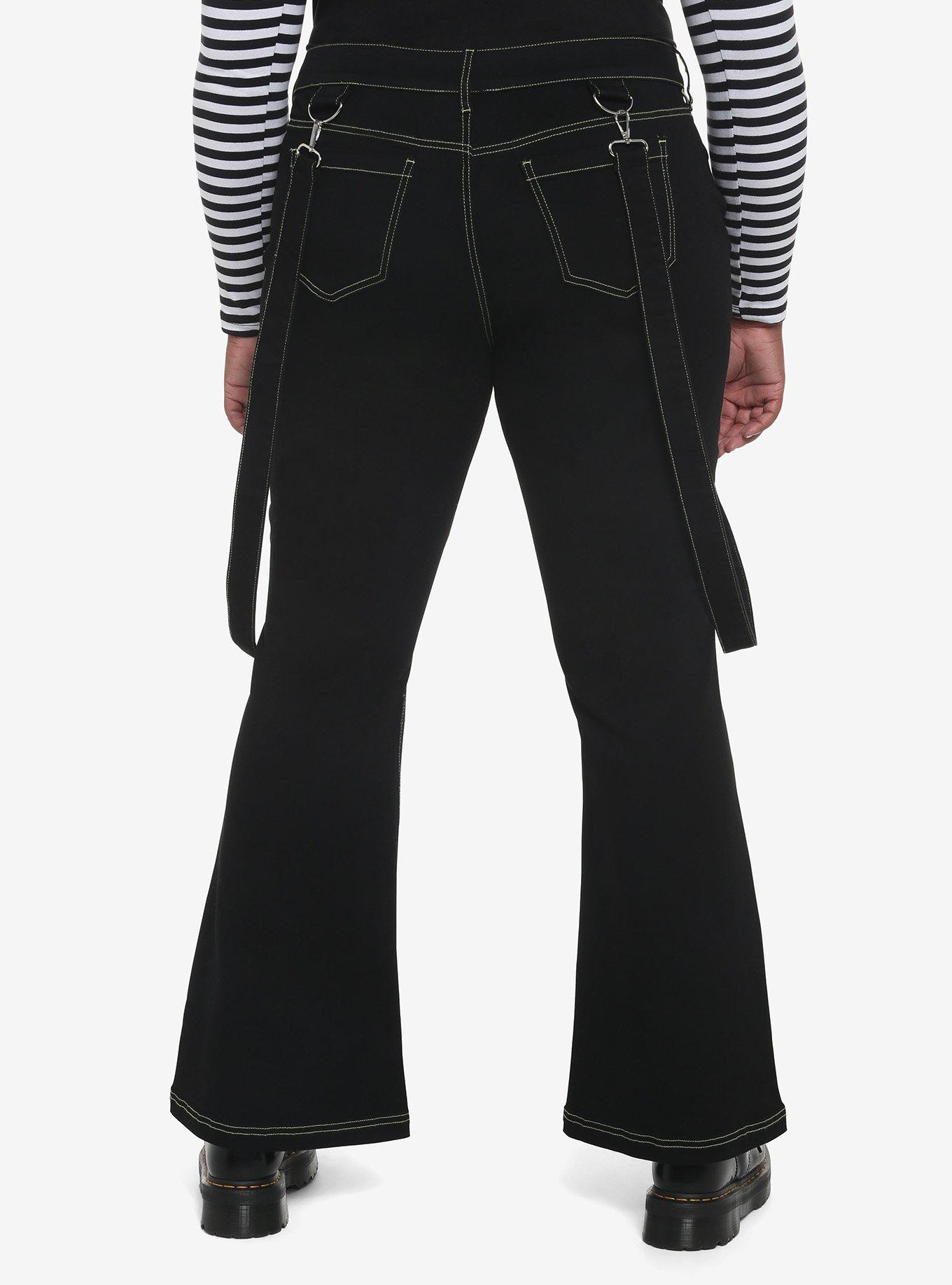 Invader Zim GIR Suspender Flare Pants Plus Size, MULTI, alternate