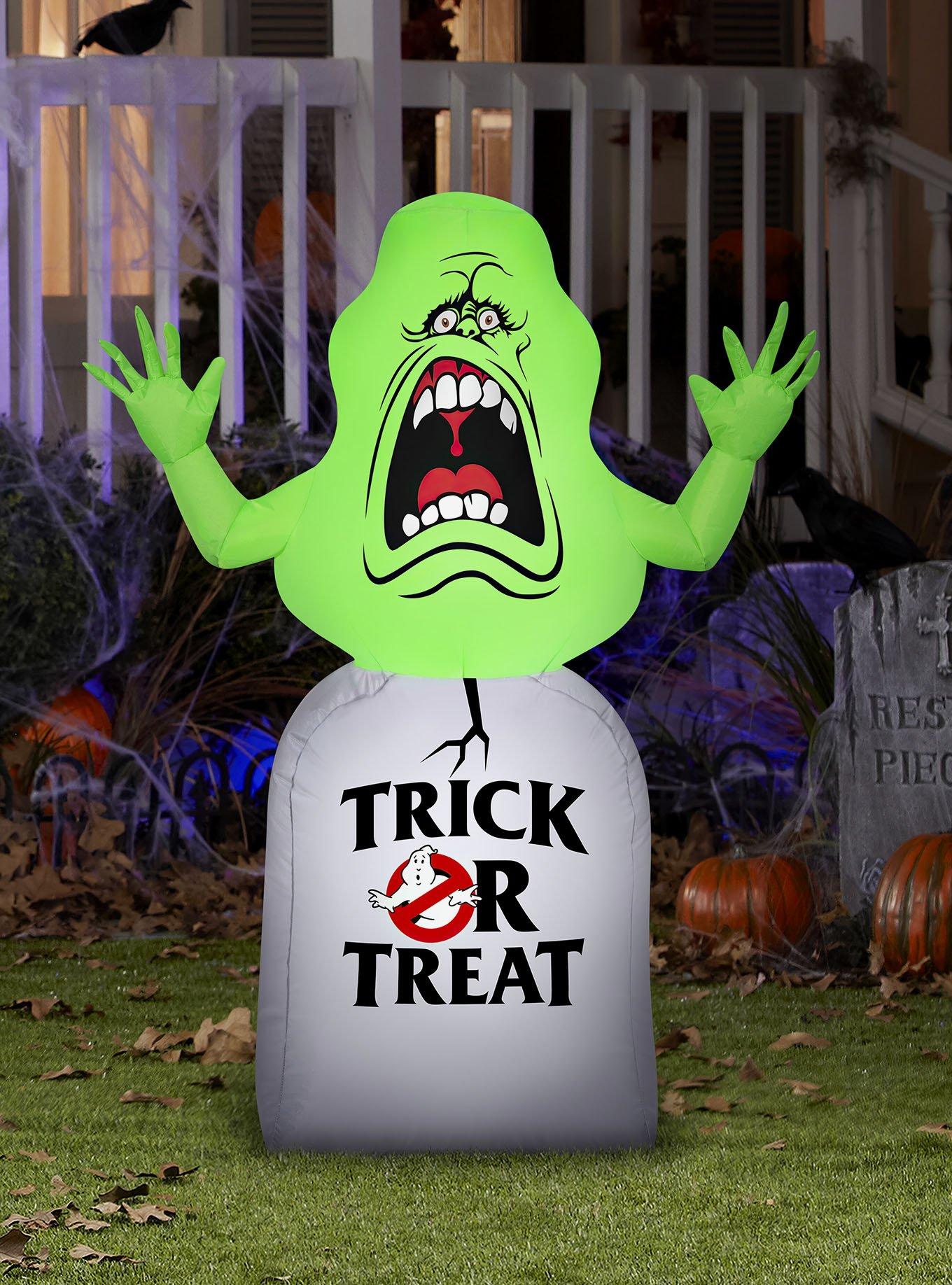 Ghostbusters Slimer On Tombstone Small Airblown, , alternate