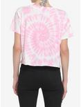 Axolotl Nap Time Tie-Dye Girls Crop T-Shirt, MULTI, alternate