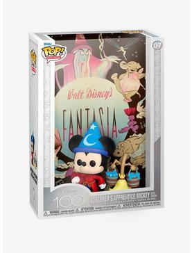 Funko Pop! Movie Posters Disney Fantasia Sorcerer’s Apprentice Mickey with Broom Vinyl Figures, , hi-res