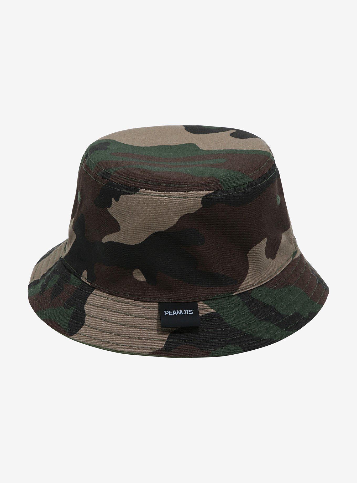 Peanuts Snoopy Camouflage Reversible Bucket Hat, , alternate