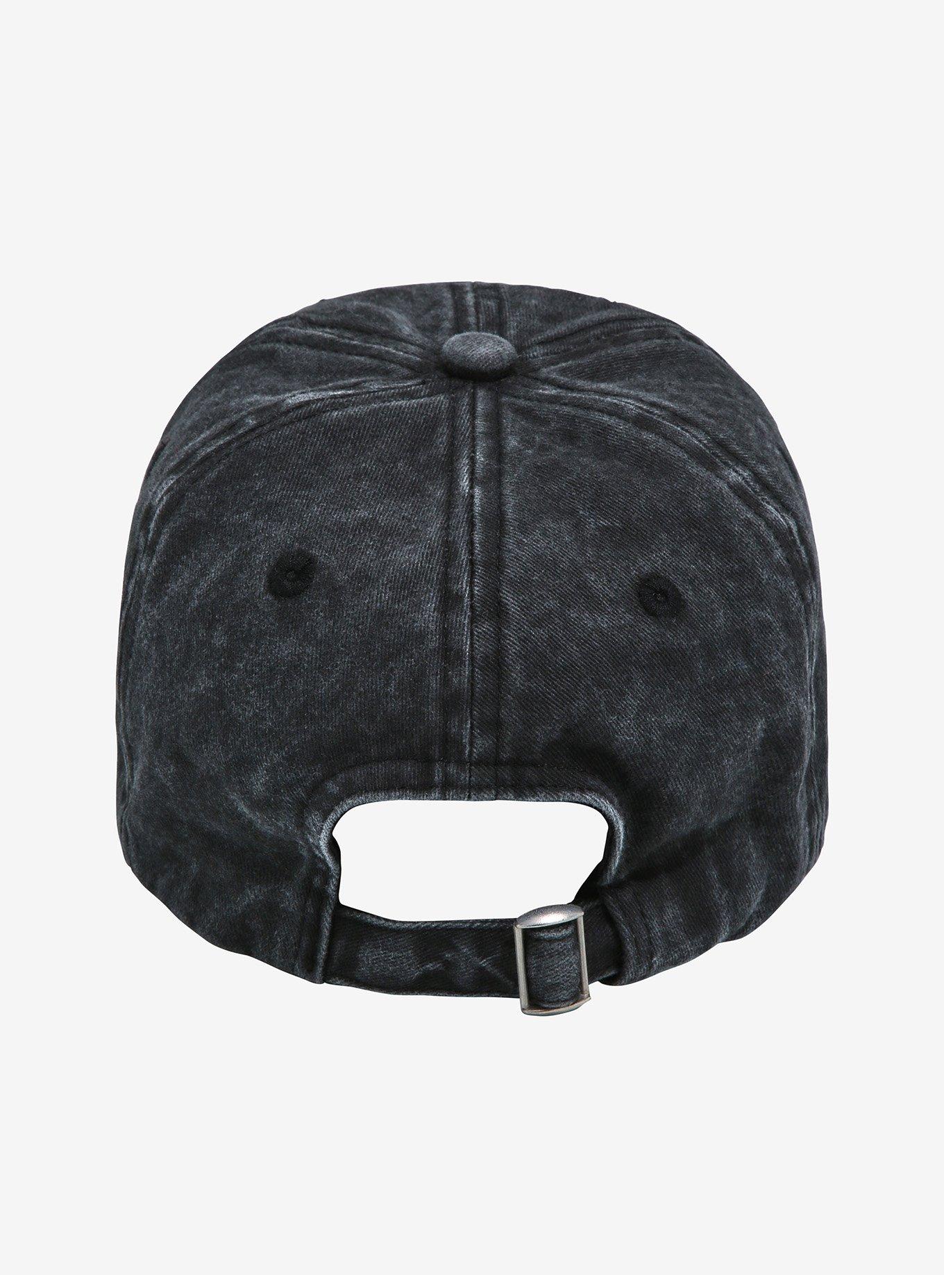 Marvel Black Panther Logo Distressed Cap - BoxLunch Exclusive, , alternate