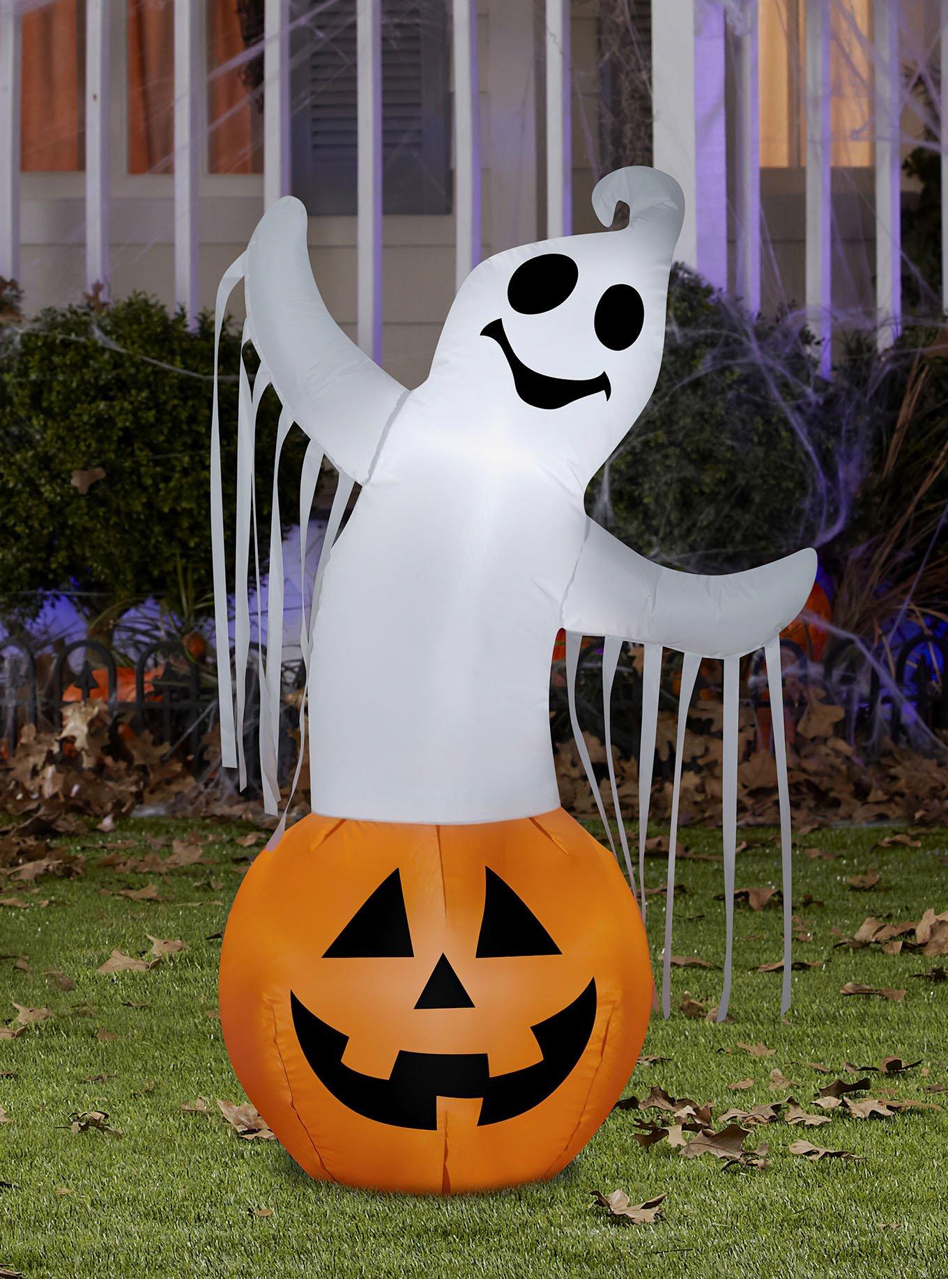 Ghost In Pumpkin Airblown, , hi-res