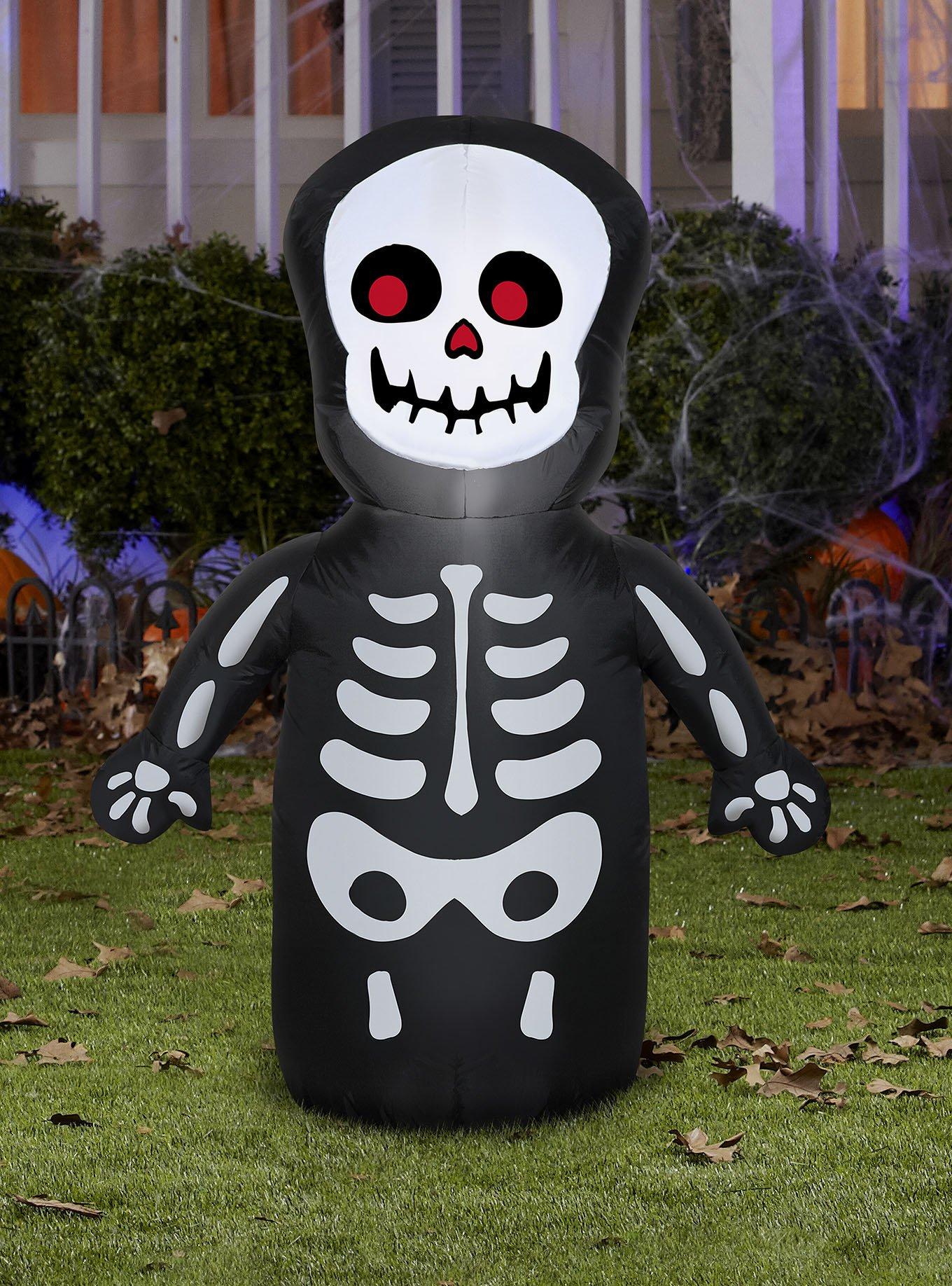 Happy Skeleton Airblown, , hi-res