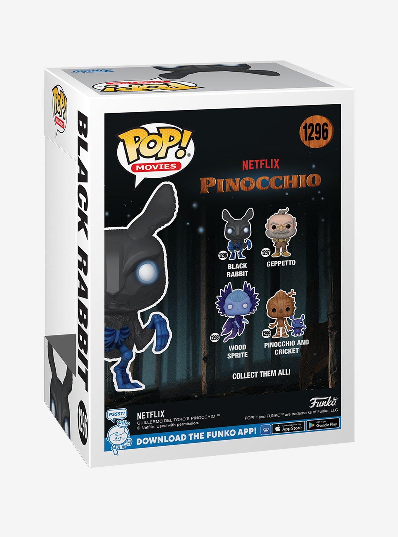 Funko Pinocchio Pop! Movies Black Rabbit Vinyl Figure, , alternate