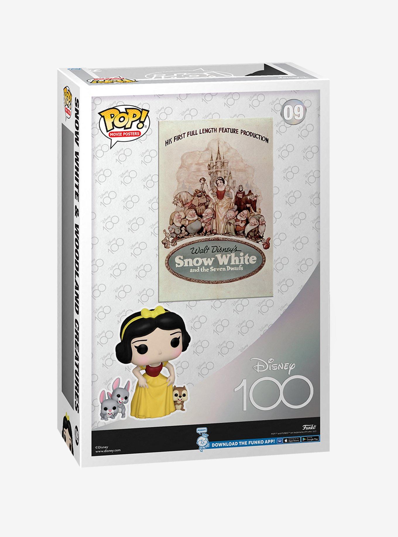 Funko Disney100 Snow White And The Seven Dwarfs Pop! Movie Posters Snow White And Woodland Creatures Vinyl Figure, , alternate