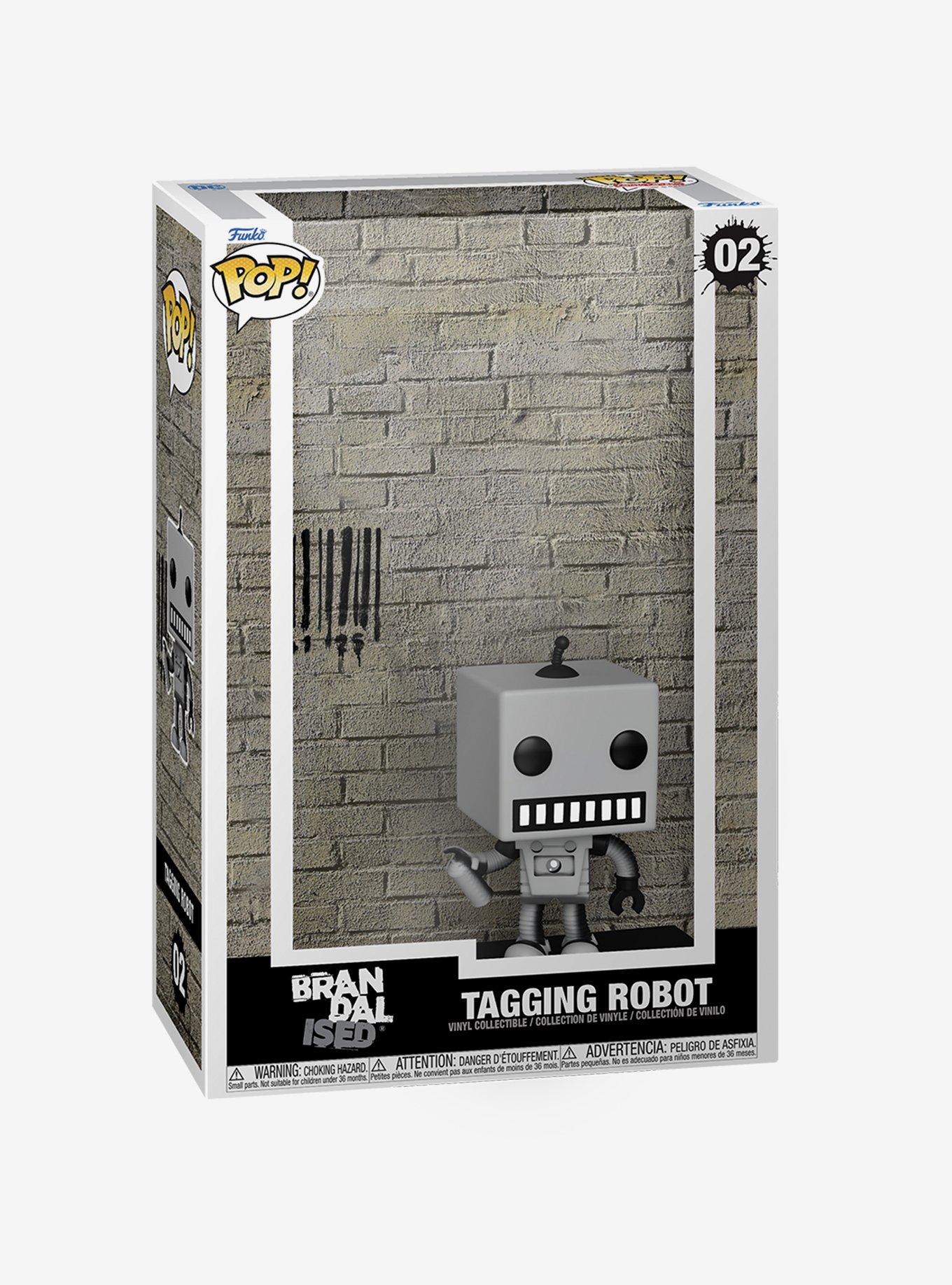 Funko Banksy Pop! Art Cover Tagging Robot Vinyl Figure, , alternate