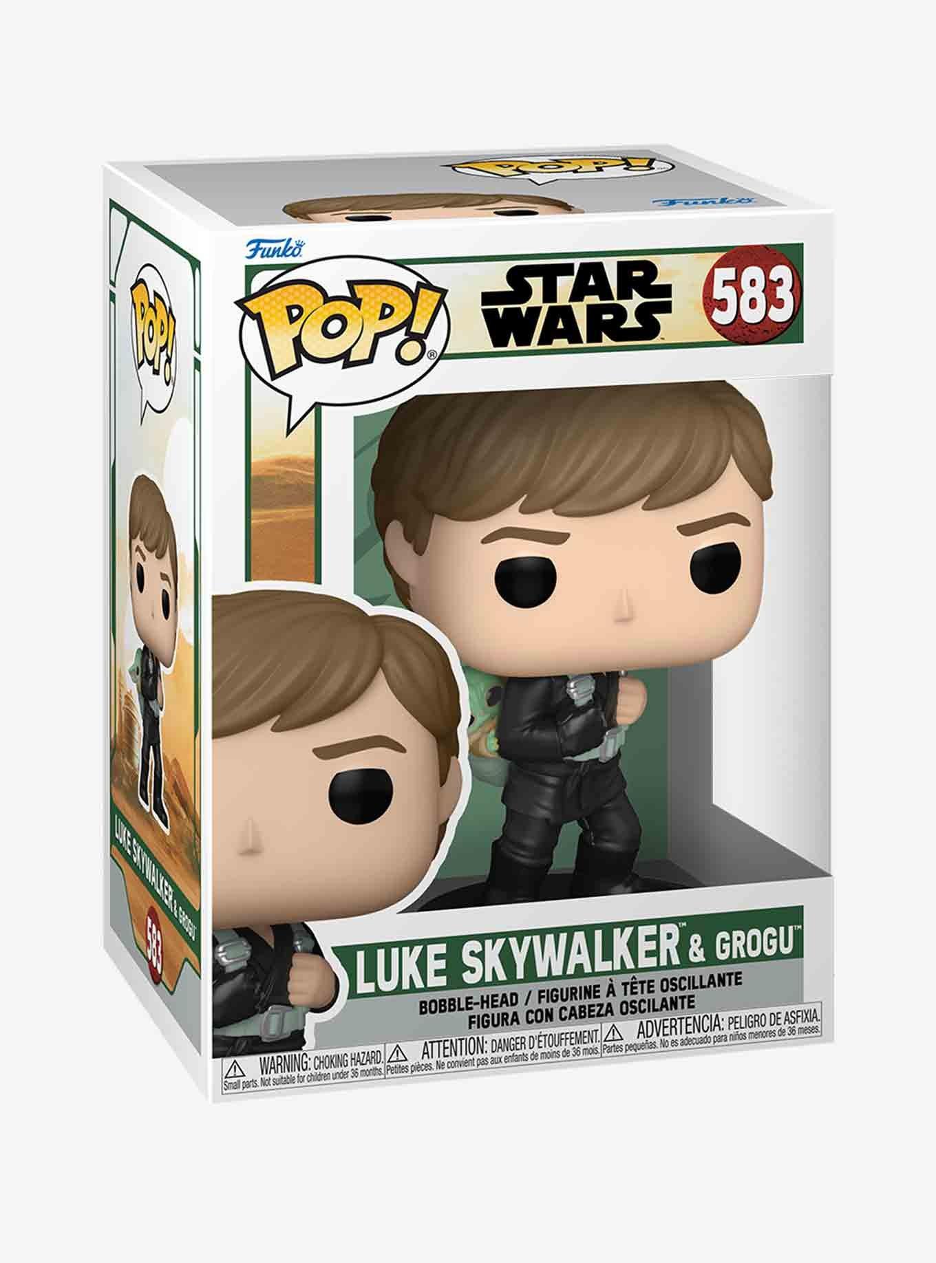 Funko Star Wars The Book Of Boba Fett Pop! Luke Skywalker & Grogu Vinyl Bobble-Head, , hi-res