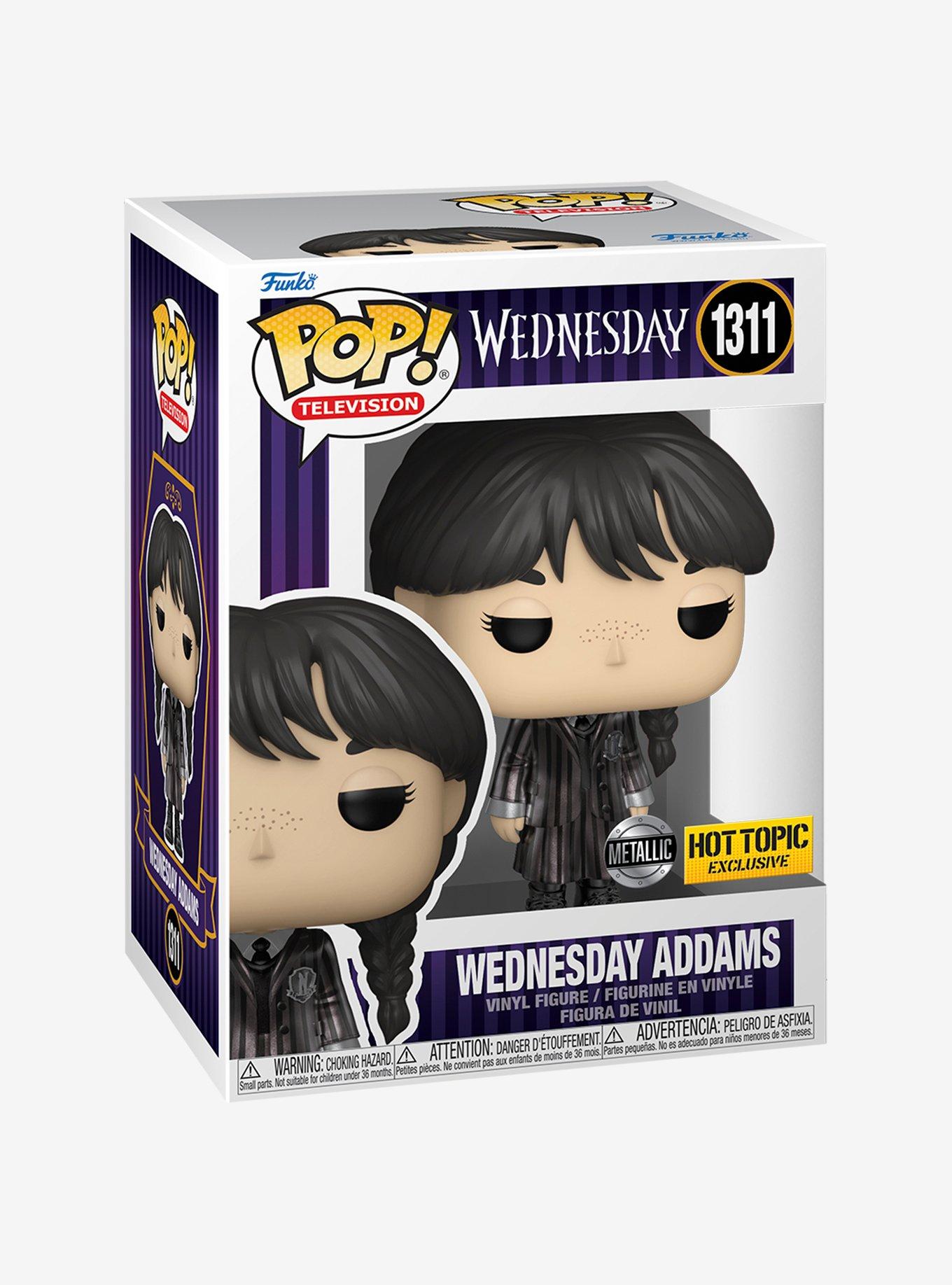 Funko Wednesday Metallic Pop! Television Wednesday Addams Vinyl Figure Hot Topic Exclusive, , alternate