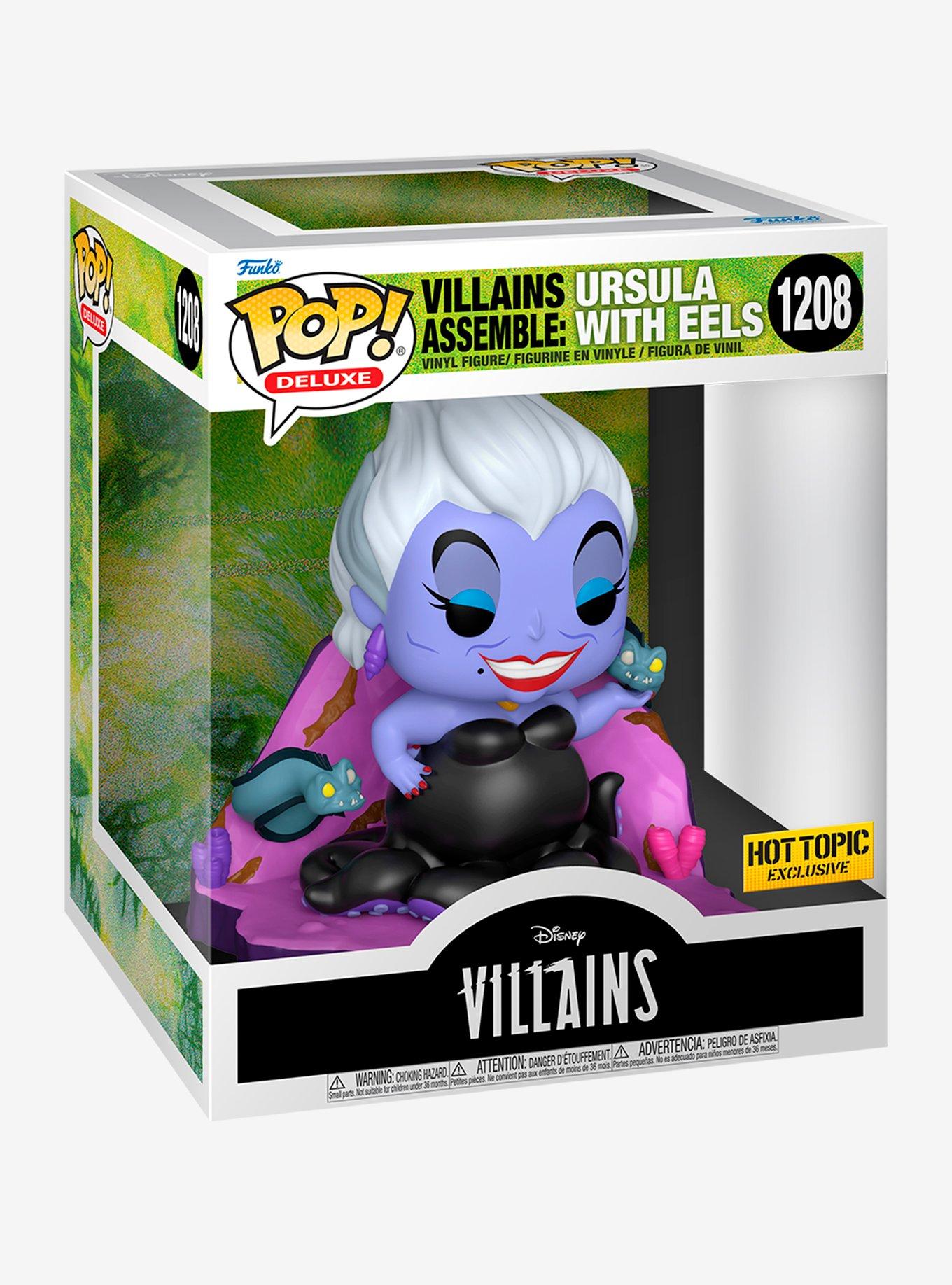 Funko Disney Villains Assemble Pop! Deluxe Ursula With Eels Vinyl Figure Hot Topic Exclusive, , alternate