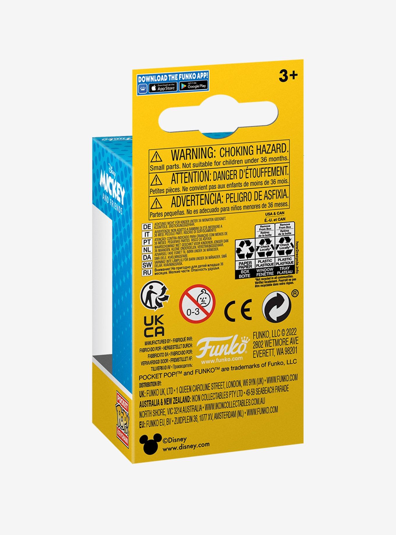 Funko Disney Mickey And Friends Pocket Pop! Minnie Mouse Vinyl Figure Key Chain, , alternate