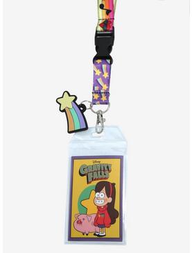 Disney Gravity Falls Mabel & Waddles Rainbow Lanyard - BoxLunch Exclusive , , hi-res