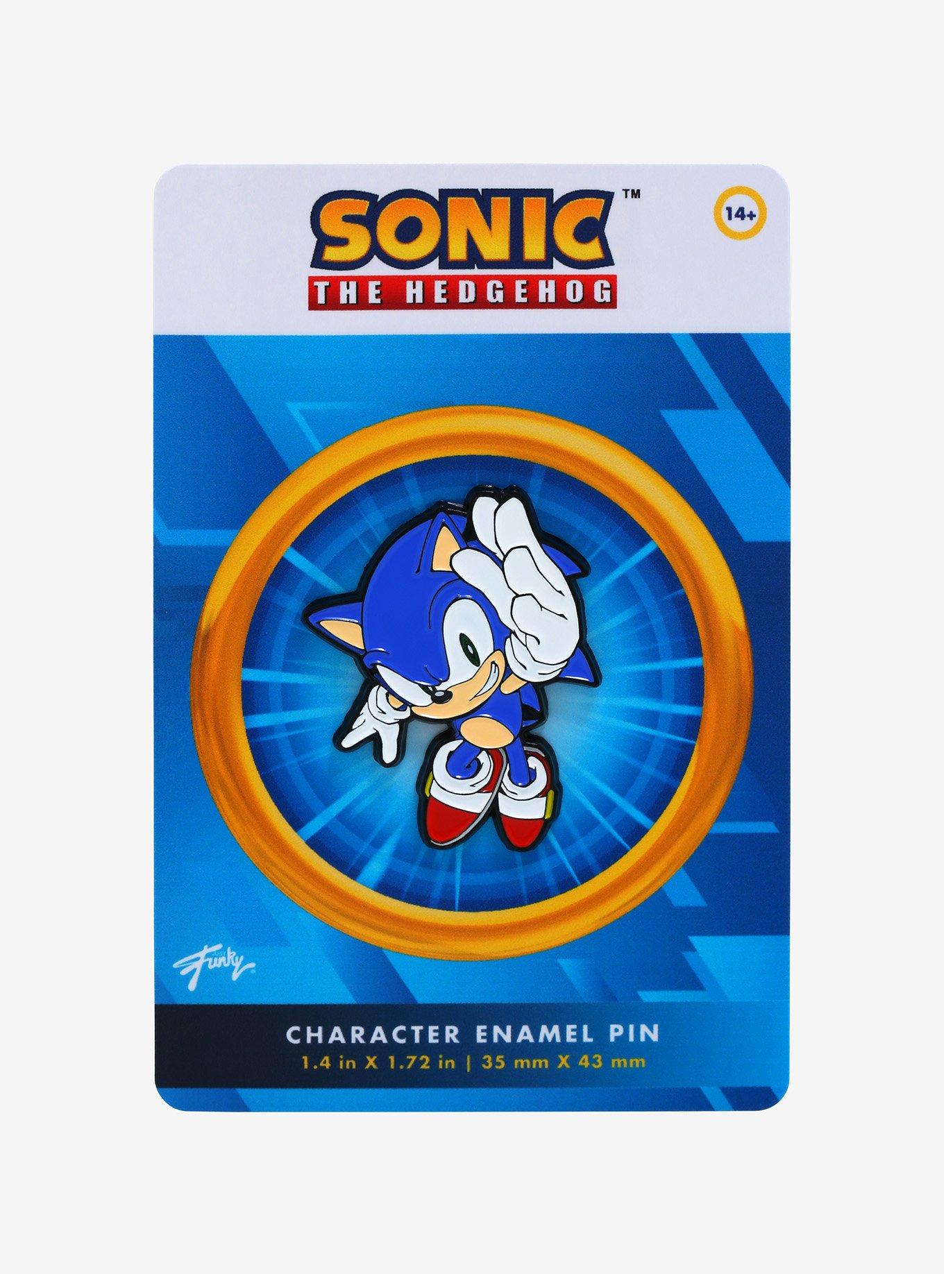 Sonic the Hedgehog Running Enamel Pin, , alternate