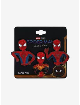 Marvel Spider-Man No Way Home Multiverse Portraits Enamel Pin Set - BoxLunch Exclusive, , hi-res