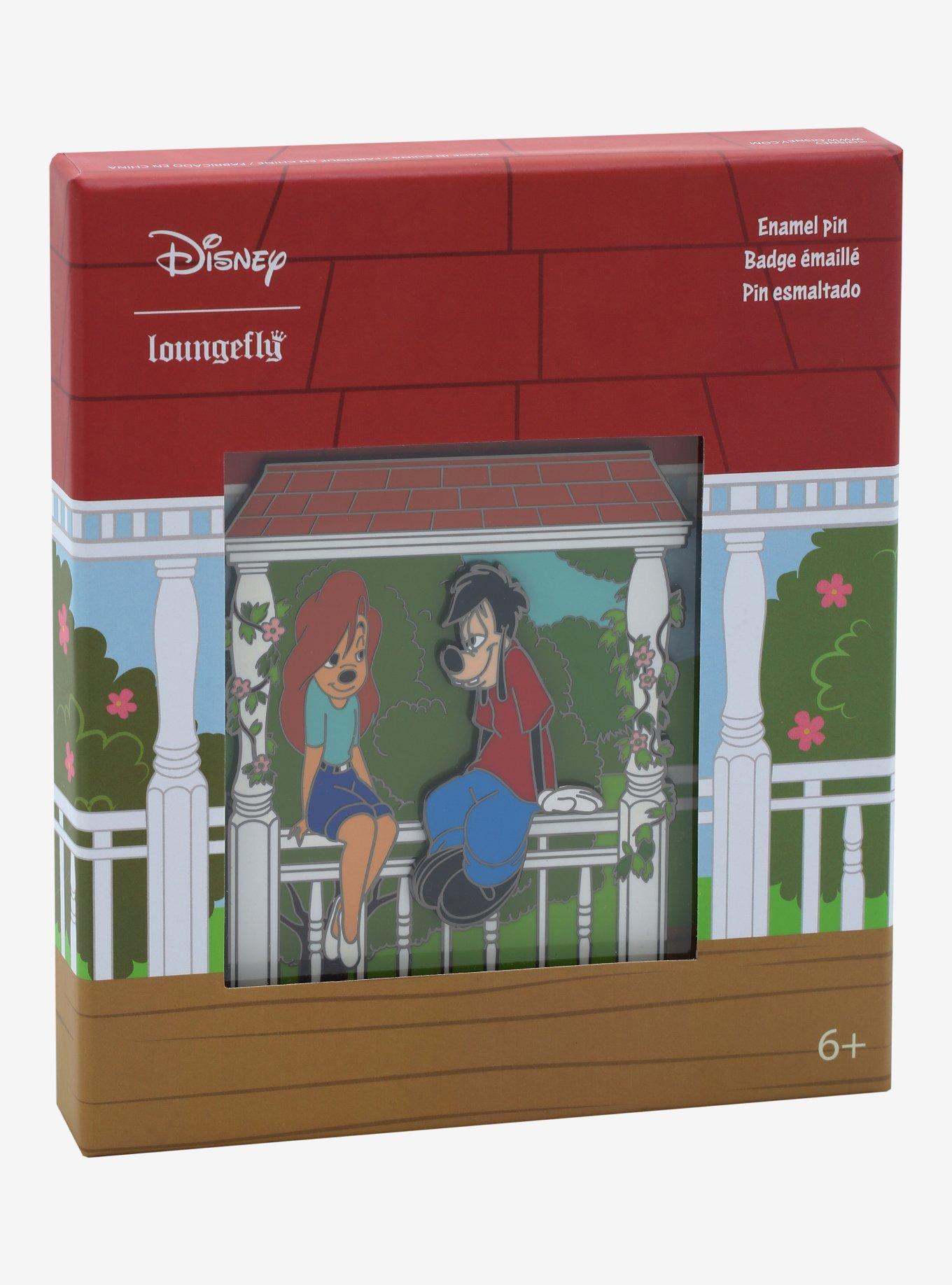 Loungefly Disney A Goofy Movie Max & Roxanne Limited Edition Enamel Pin - BoxLunch Exclusive , , alternate