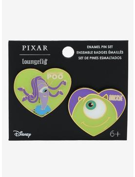 Loungefly Disney Pixar Monsters, Inc. Mike & Celia Pet Names Enamel Pin Set - BoxLunch Exclusive, , hi-res