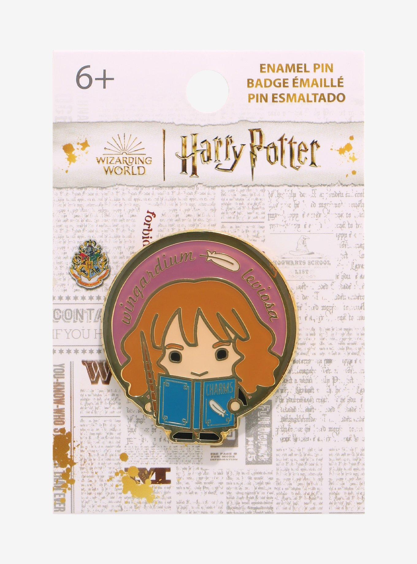 Loungefly Harry Potter Chibi Hermione Circle Frame Enamel Pin - BoxLunch Exclusive , , alternate