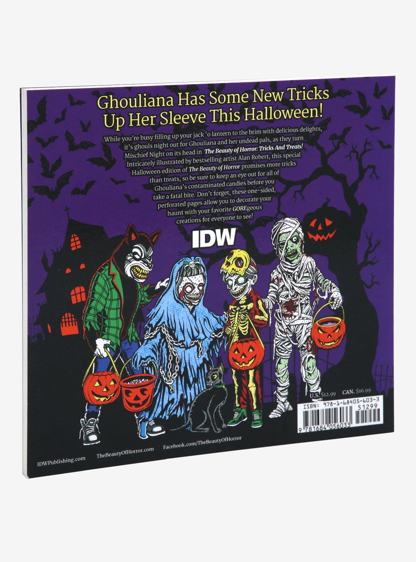 The Beauty Of Horror: Tricks And Treats Coloring Book, , alternate