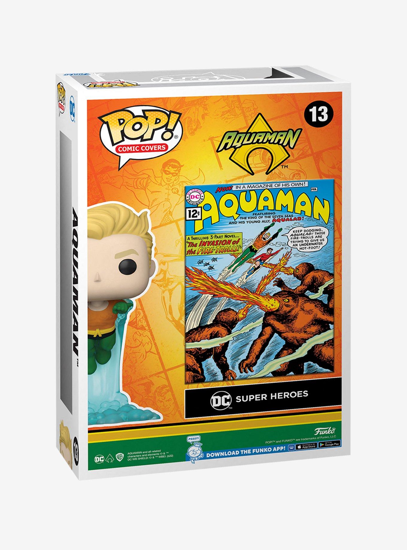 Funko DC Comics Pop! Comic Covers Aquaman Vinyl Collectible, , alternate