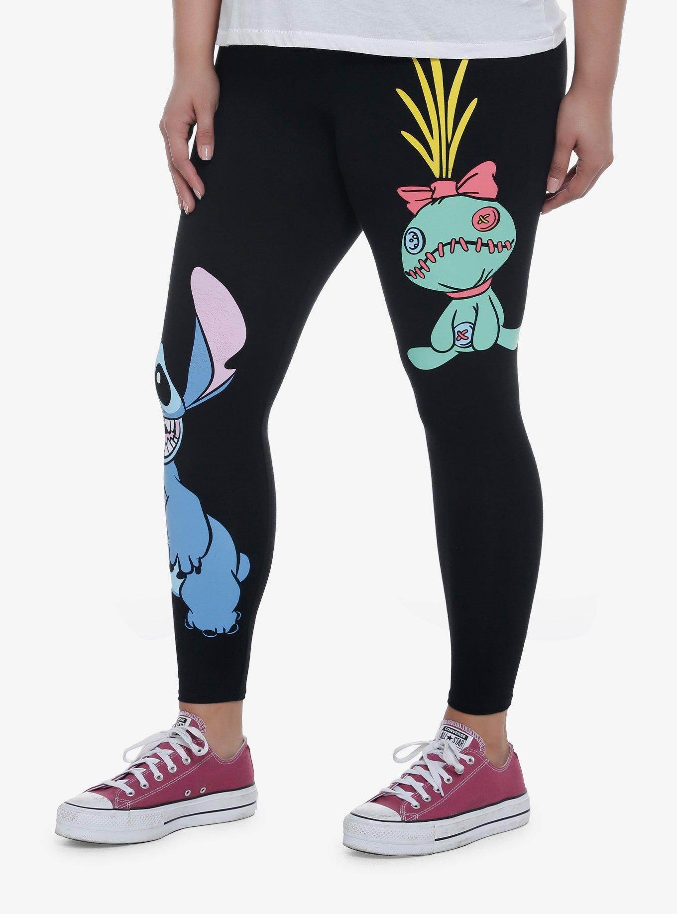 Disney Lilo & Stitch Scrump & Stitch Leggings Plus Size, , hi-res