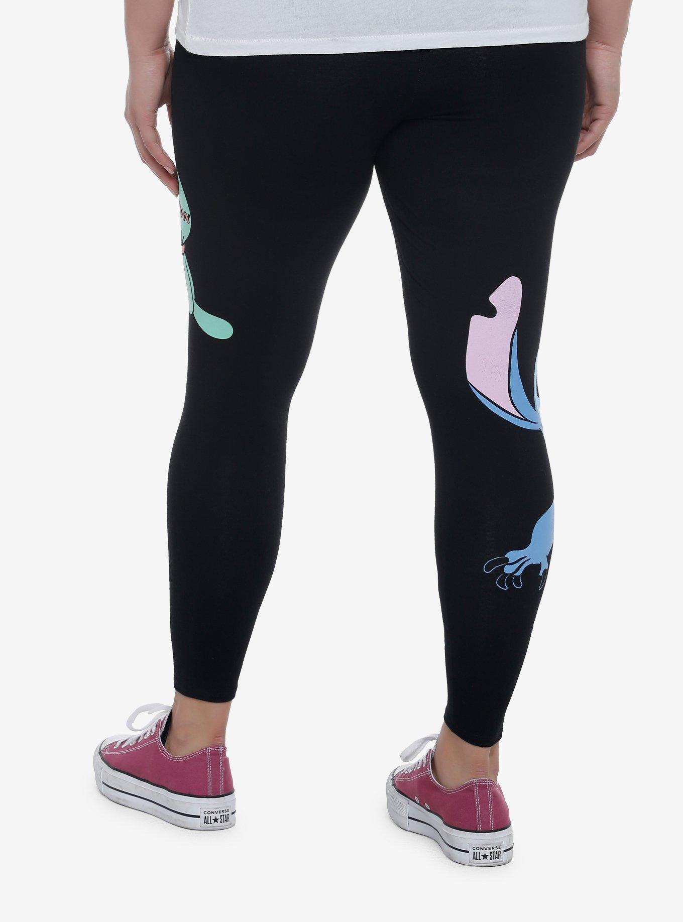 Disney Lilo & Stitch Scrump & Stitch Leggings Plus Size, MULTI, alternate
