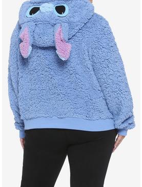 Disney Lilo & Stitch Sherpa Hoodie Plus Size, , hi-res