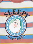 Disney Snow White and the Seven Dwarfs Sleepy Striped Infant One-Piece - BoxLunch Exclusive , MULTI STRIPE, alternate