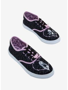 The Nightmare Before Christmas Jack & Sally Barbed Wire Lace-Up Sneakers, , hi-res