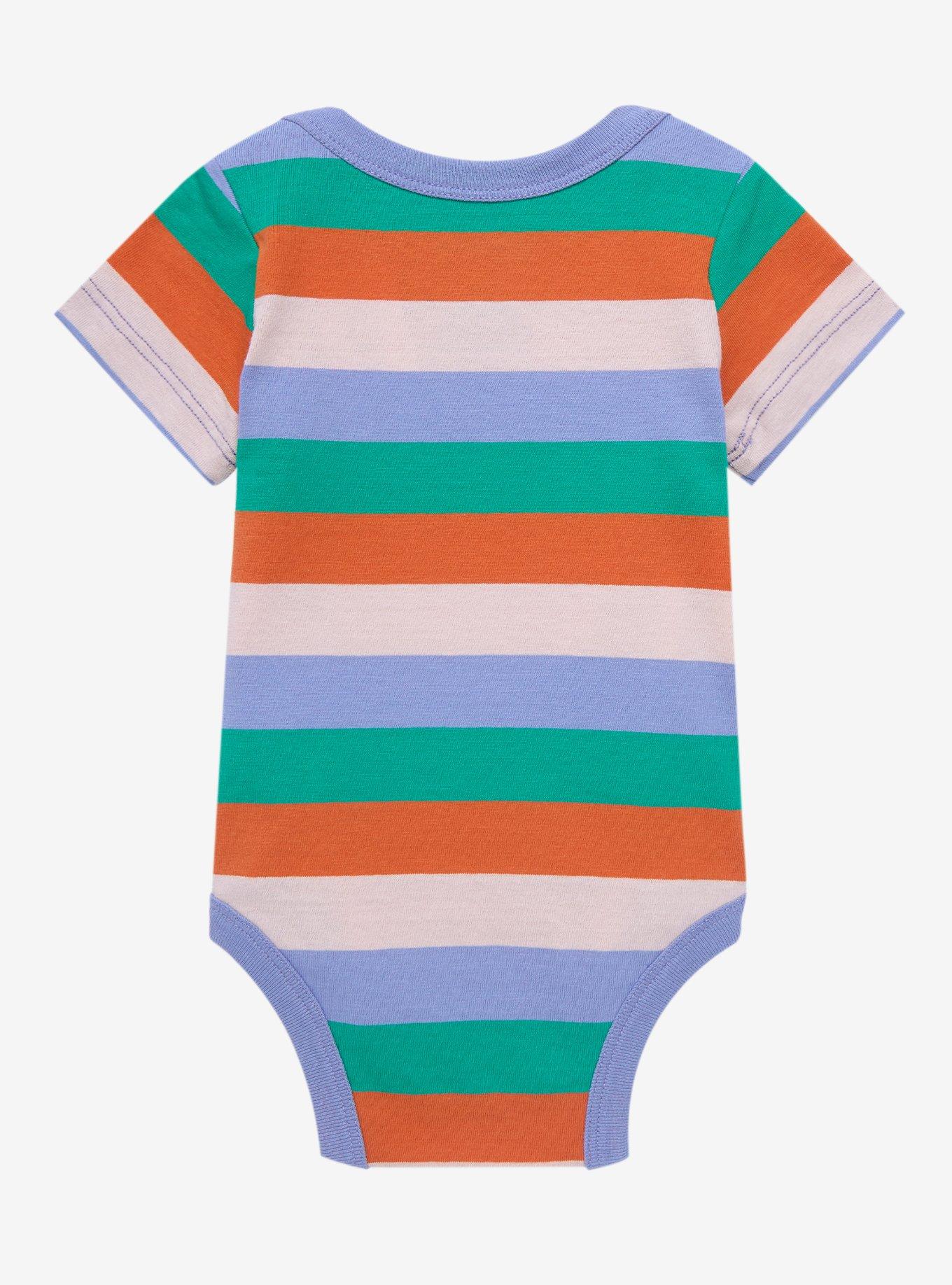 Disney Lilo & Stitch Experiment 626 Striped Infant One-Piece - BoxLunch Exclusive , MULTI STRIPE, alternate