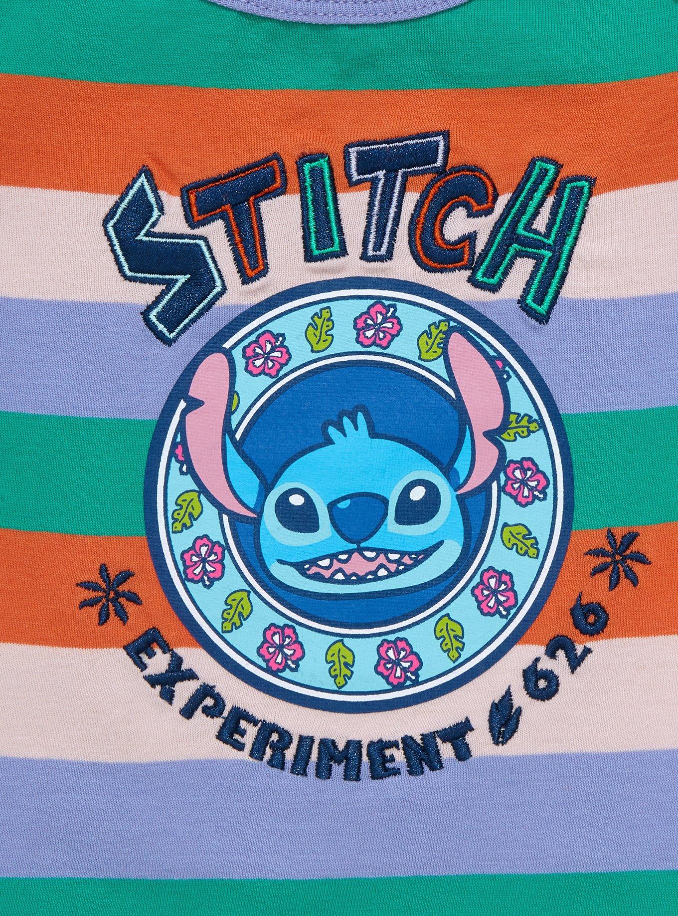 Disney Lilo & Stitch Experiment 626 Striped Infant One-Piece - BoxLunch Exclusive , MULTI STRIPE, alternate