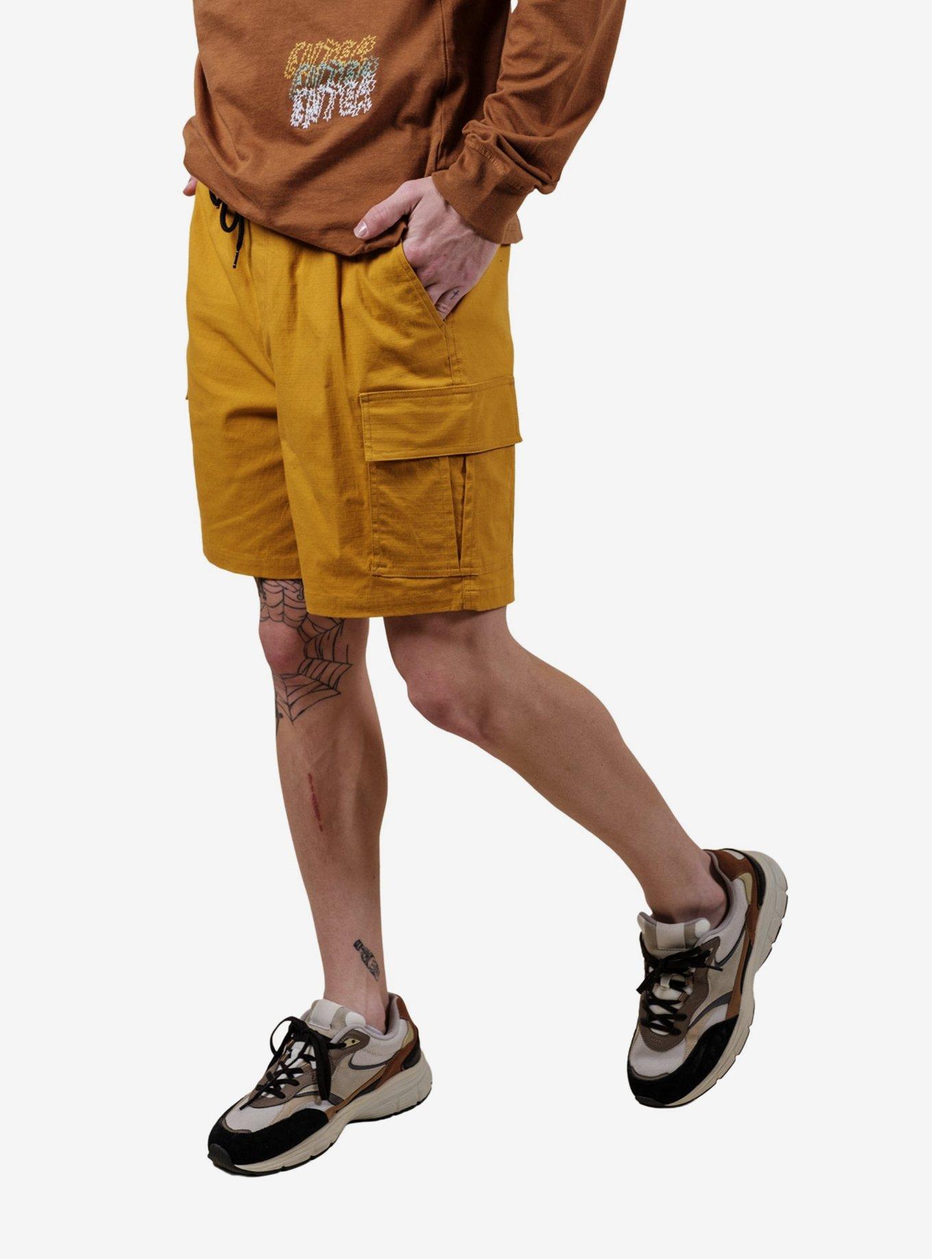 Mustard E-Waist Ripstop Cargo Short, DIJON MUSTARD, alternate